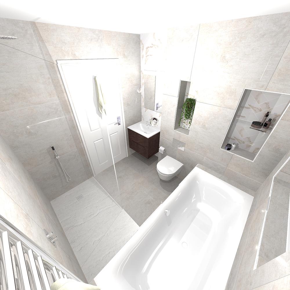 Bespoke bathroom installed by TCS Carpentry & Construction